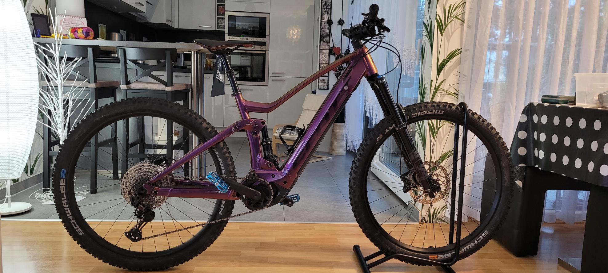 2021 SE Bikes Strike eRide Alu-Rahmen Purple