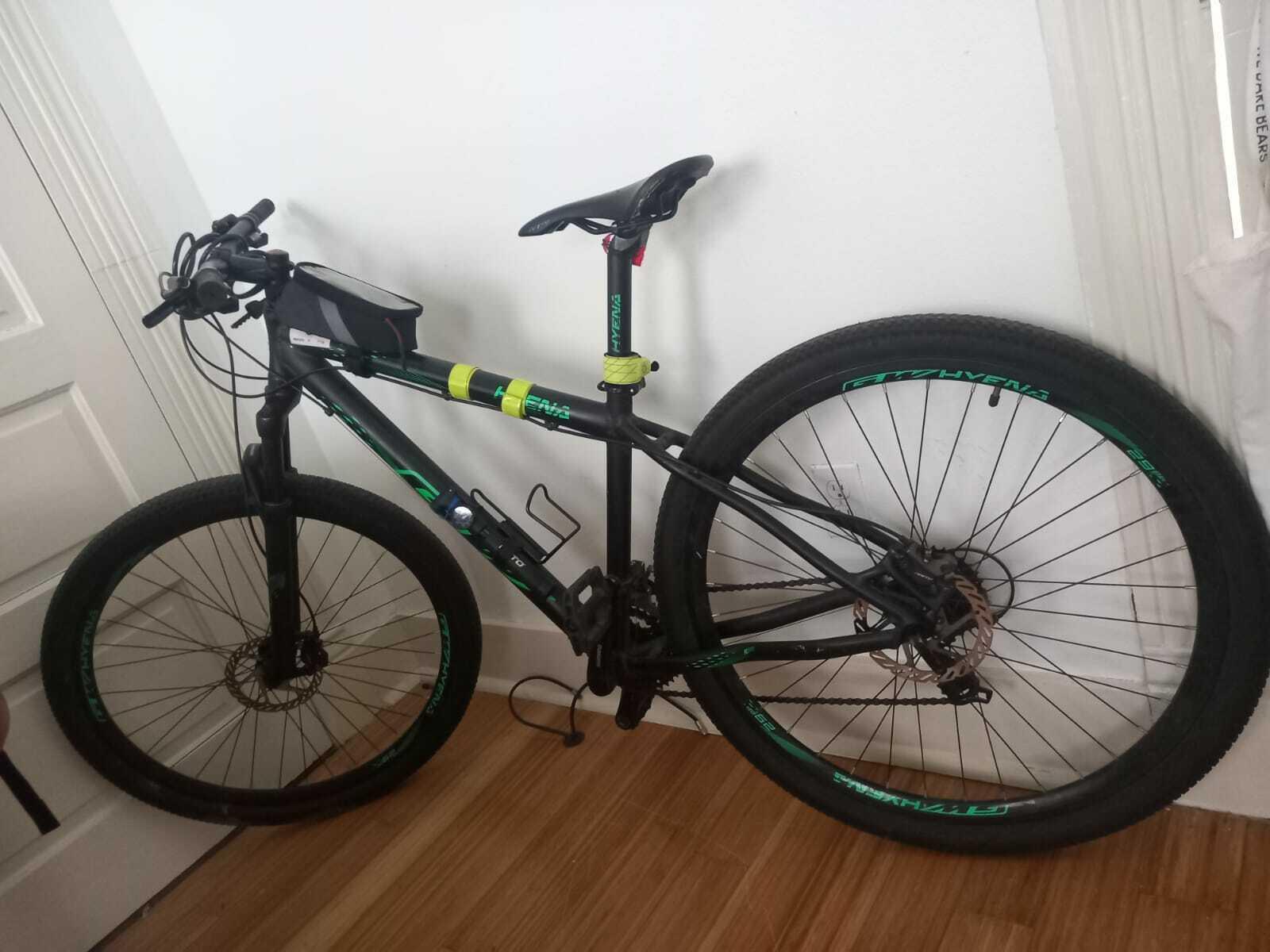 GW Bicycles GW Hyena MTB 29 Black and Green