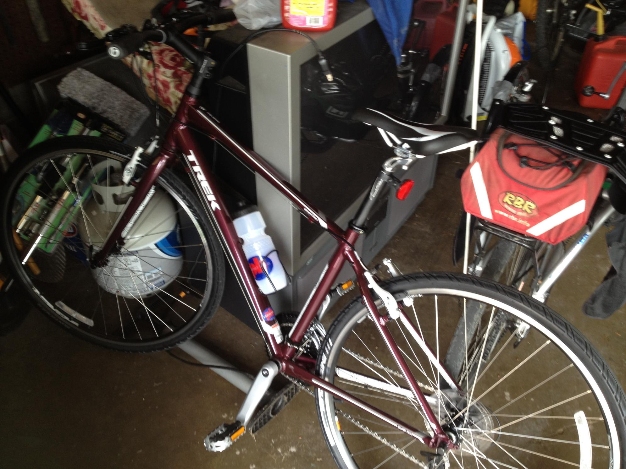2012 Trek 7.2 FX  Red and Purple