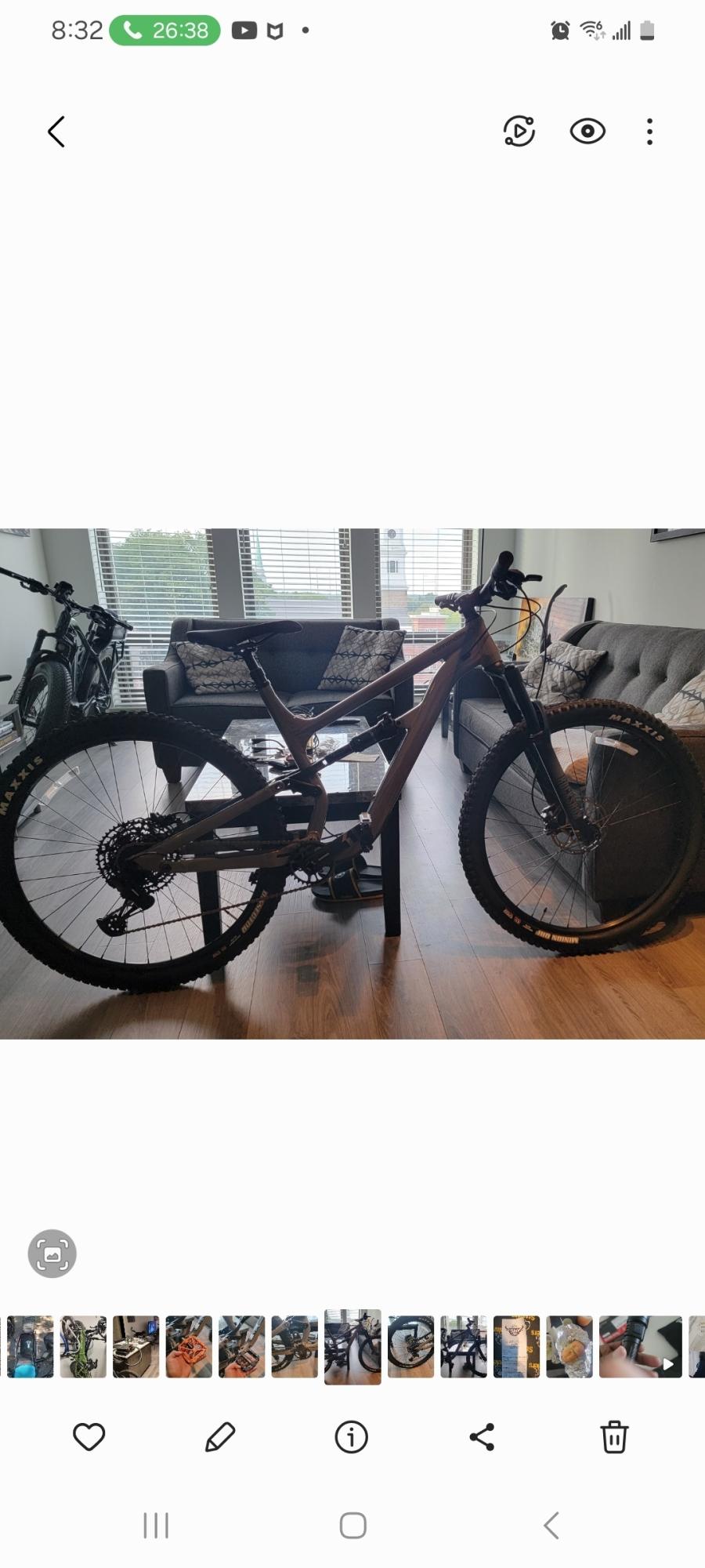 2022 Cannondale Mountain Bike Silver, gray or bare metal