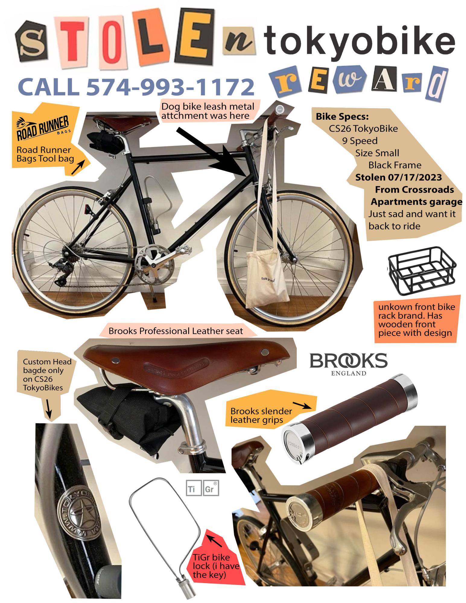 2023 Tokyobike CS26 Limited Edition w/ Silver head b... Black