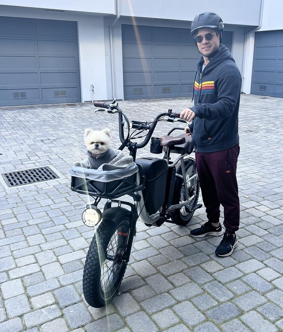 2023 Rad Power Bikes Rad Runner+ Silver, gray or bare metal and Black