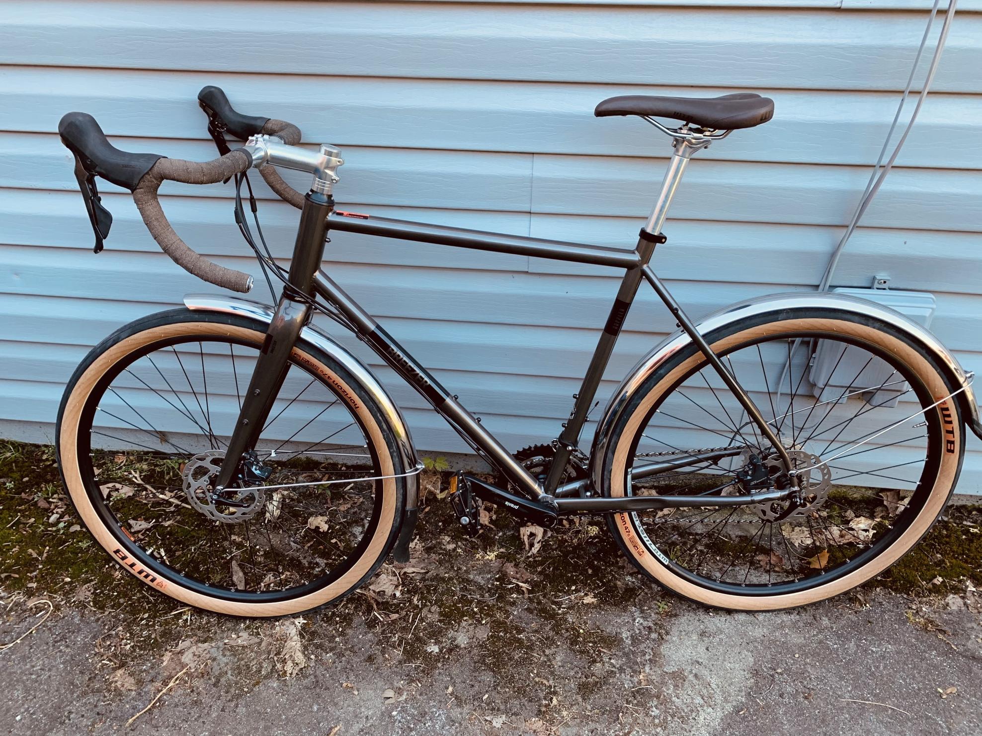 2019 Breezer Doppler team edition Silver, gray or bare metal, Black, and Brown