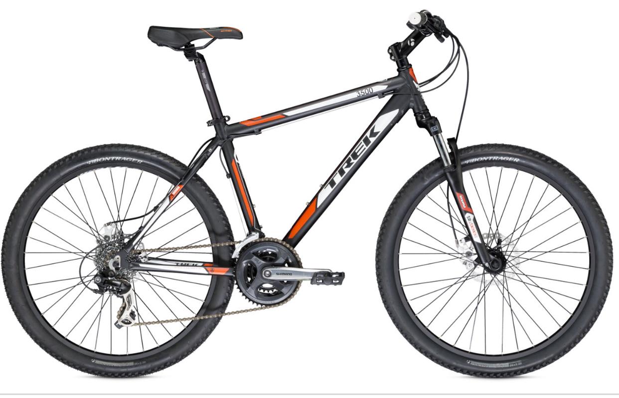 2015 Trek Black, Orange, and Silver or Gray