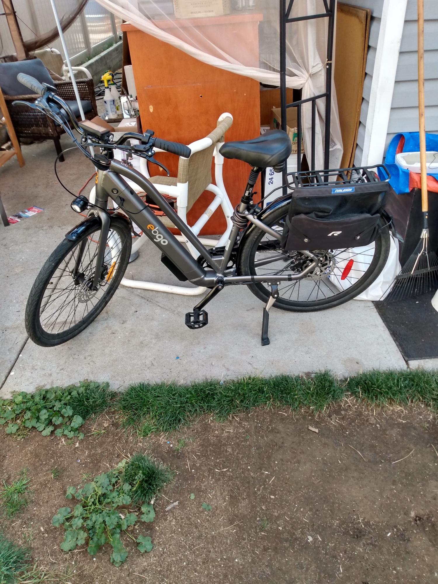 2022 iGo Electric Bikes Step through Ebgo e-scooter Silver, gray or bare metal