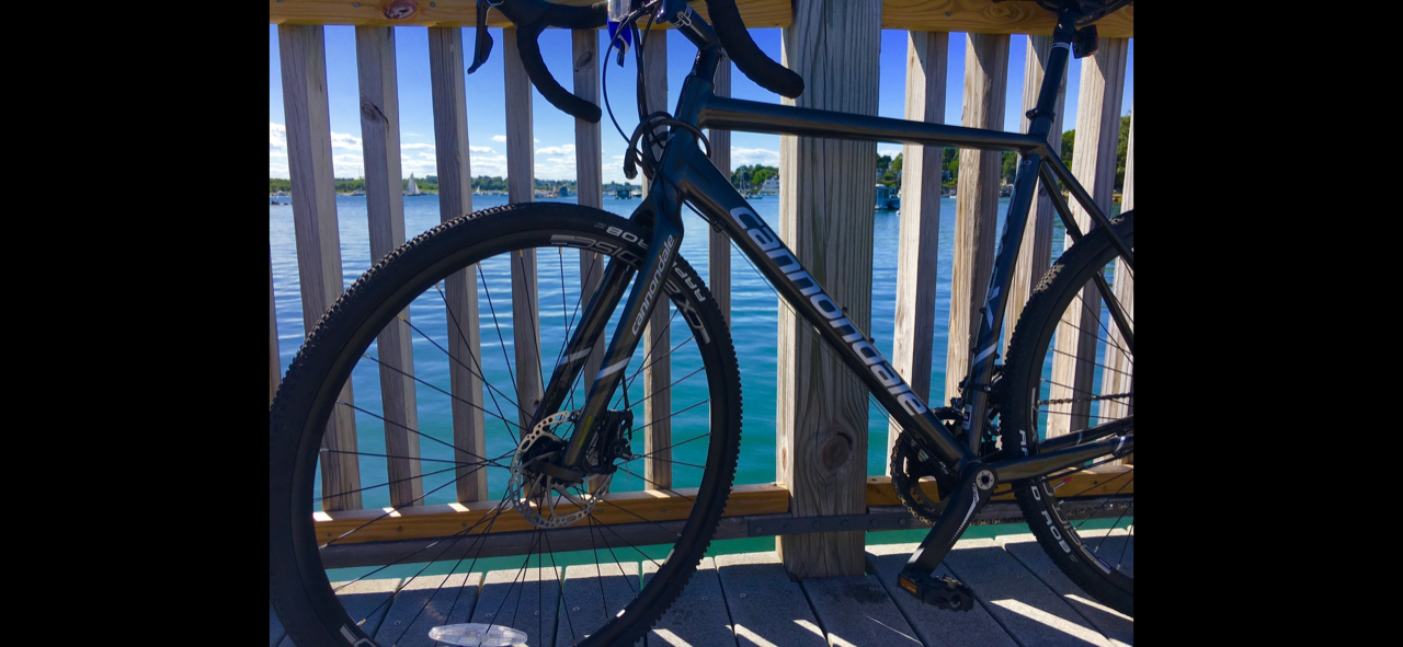 2017 Cannondale CAADX 105 Silver, gray or bare metal and Green