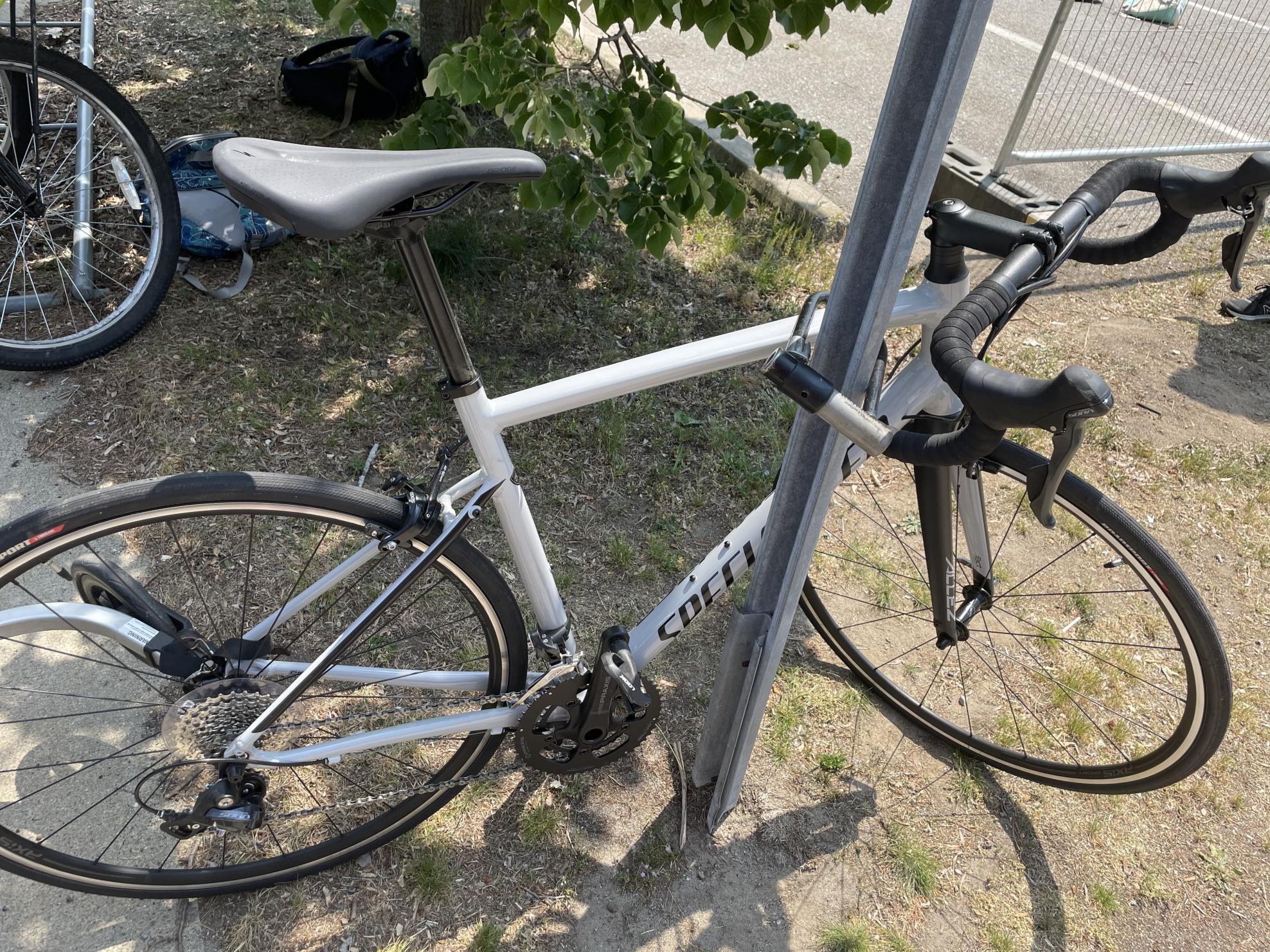 2022 Specialized Allez Sport Silver, gray or bare metal