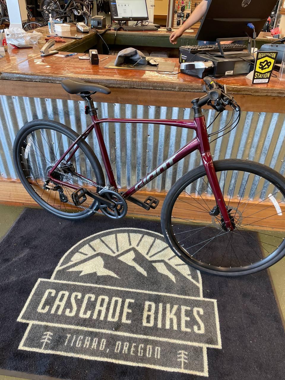 2021 Giant ALUXX-Grade Aluminum, disc Red