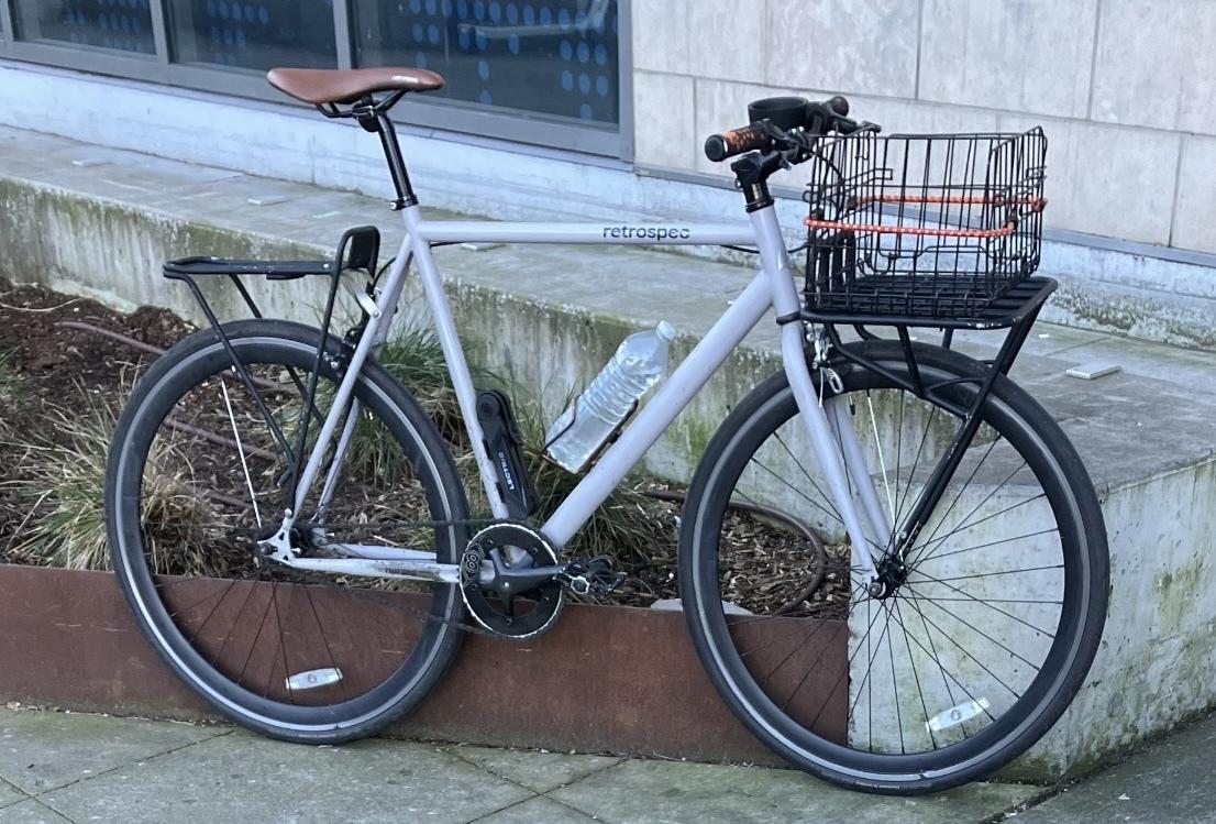 2023 Retrospec Harper Plus Silver, gray or bare metal