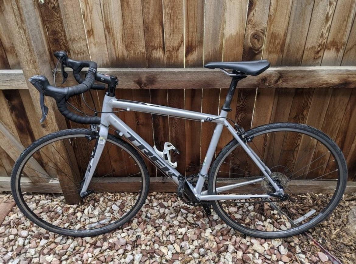 2015 Trek 1.1 Silver, gray or bare metal