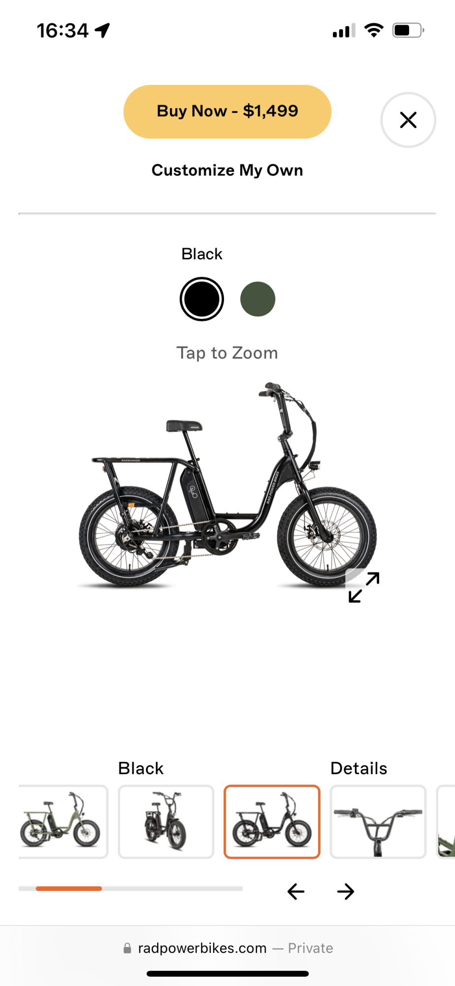 2020 Rad Power Bikes Rad Runner Black