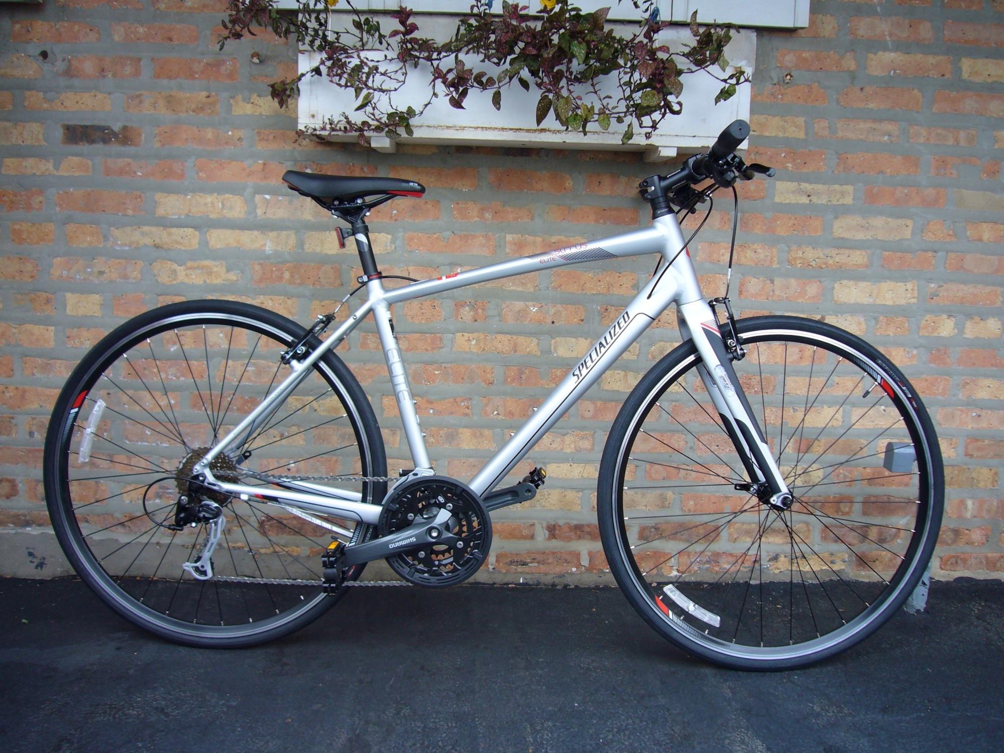 2013 Specialized Sirrus Elite Silver or Gray and Black