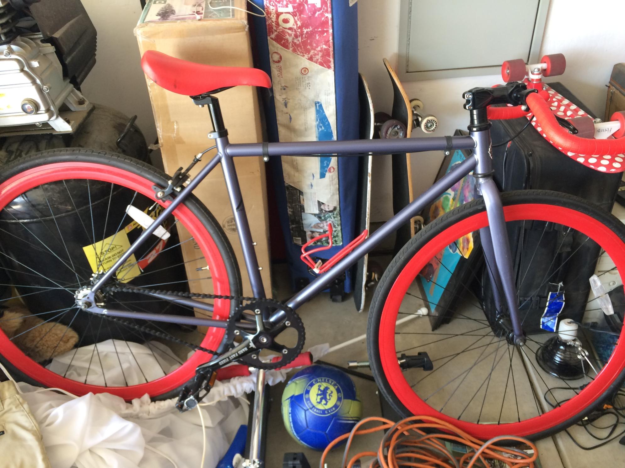 2015 Zycle Fix Hot Charchoal Black and Red