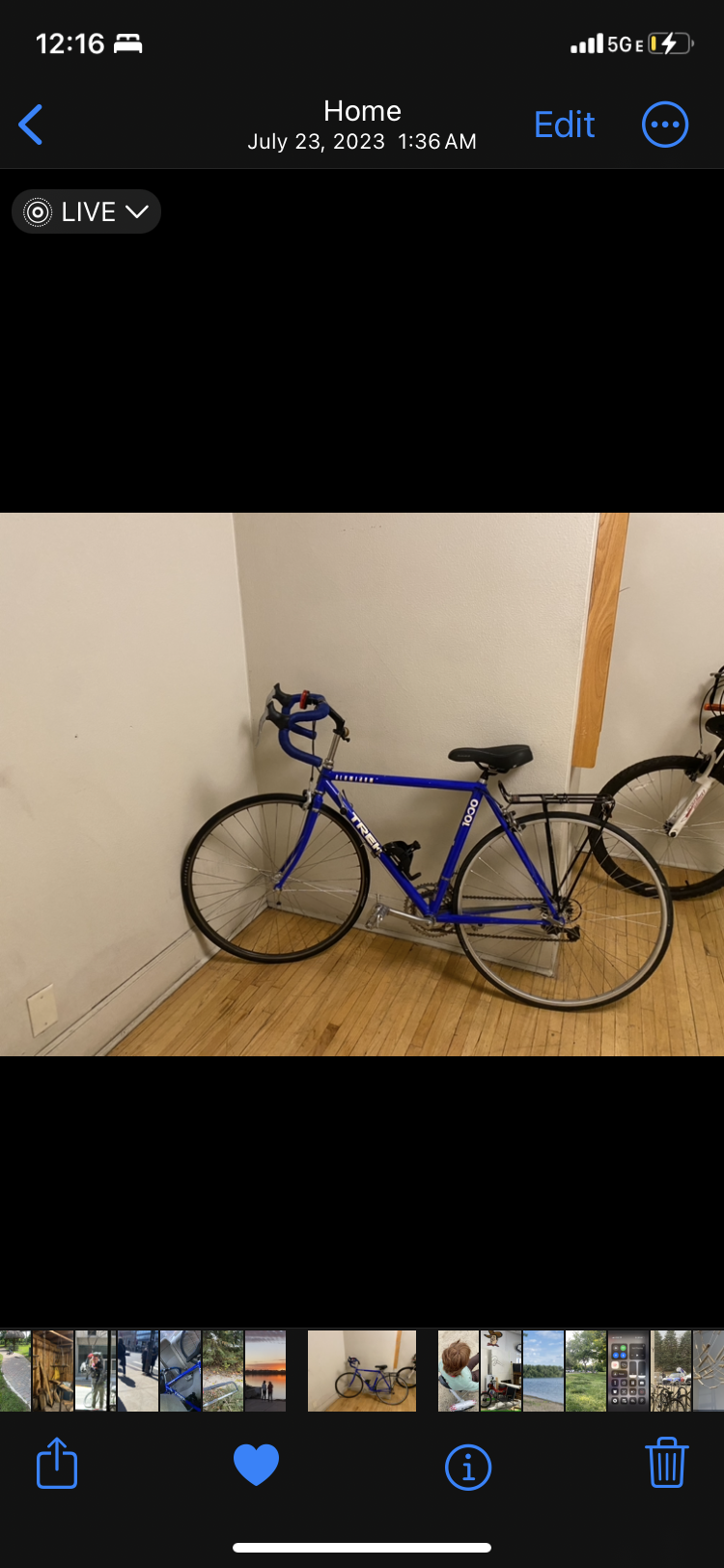 1996 Trek 1000 Blue