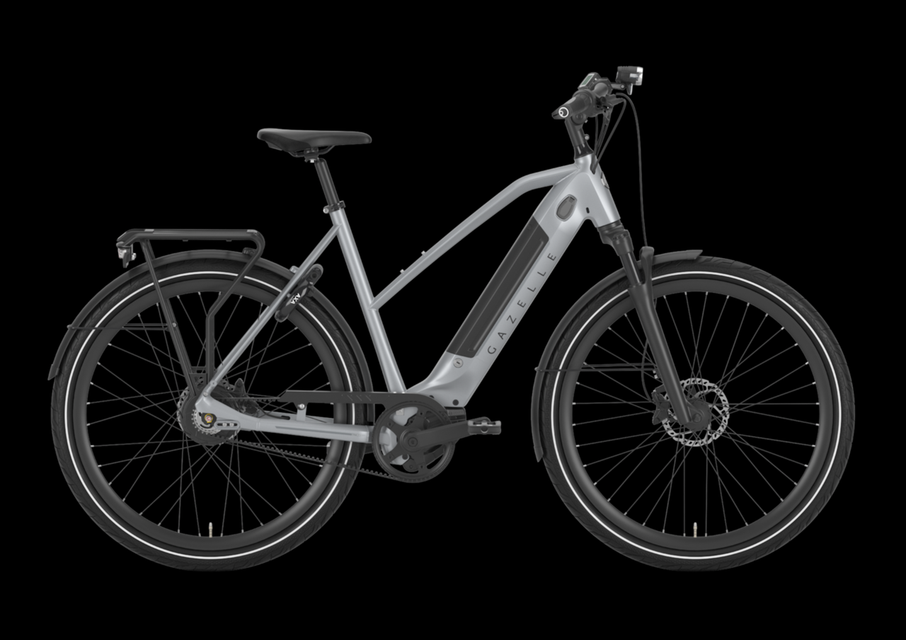 2024 Gazelle Ultimate C380+ Silver, gray or bare metal