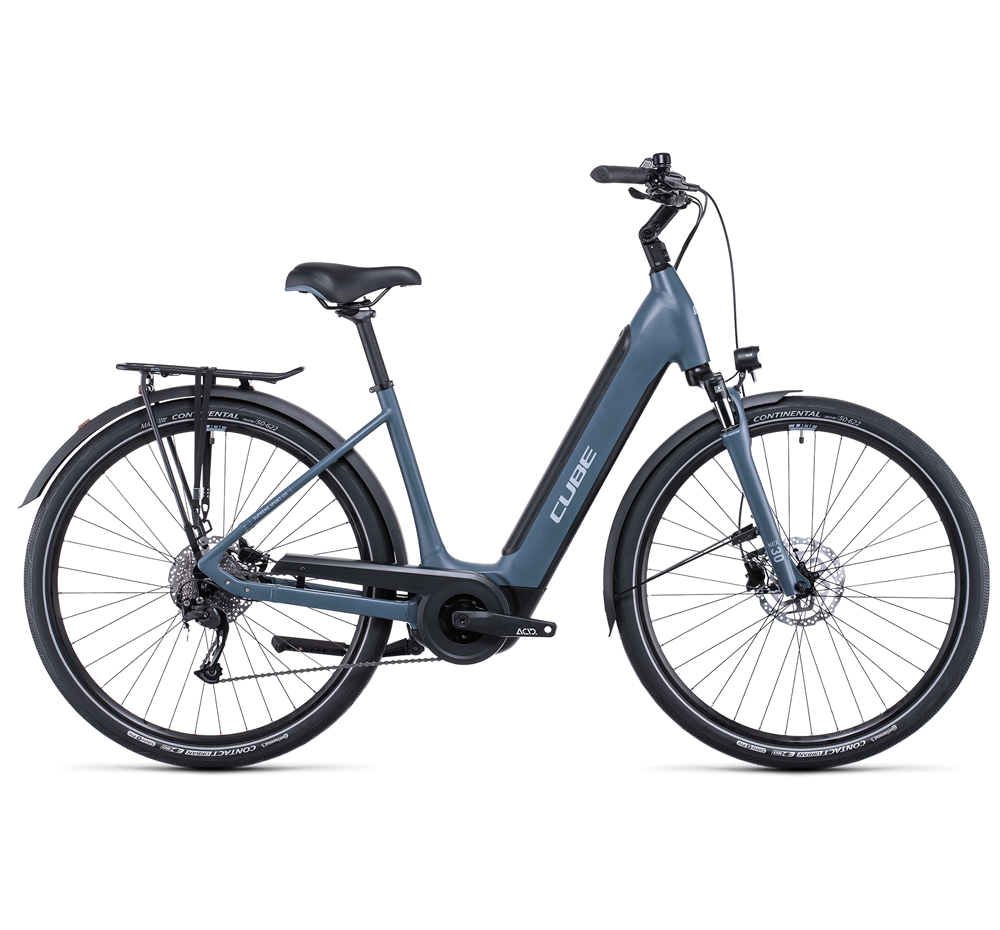 2023 Cube Supreme Sport Hybrid One 400 Easy Entry Blue