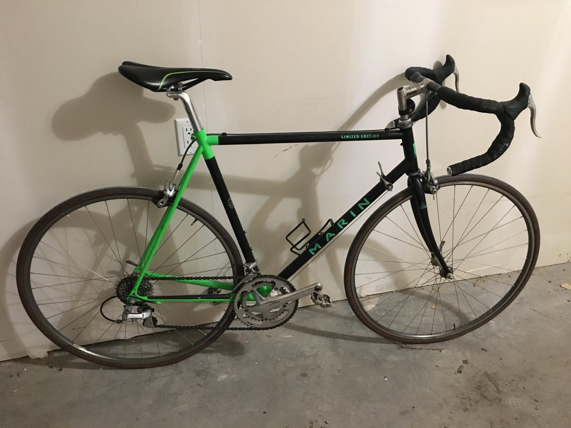 1991 Marin Bikes Limited Wdition Black and Green