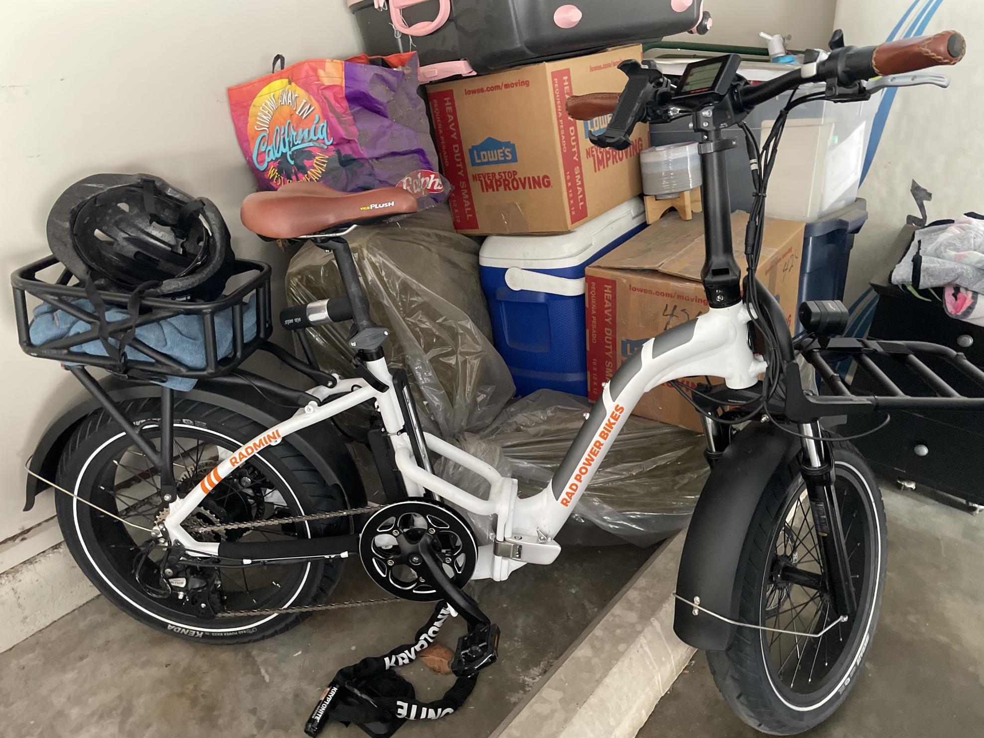 2019 Rad Power Bikes FOLDING STEP THROUGH White