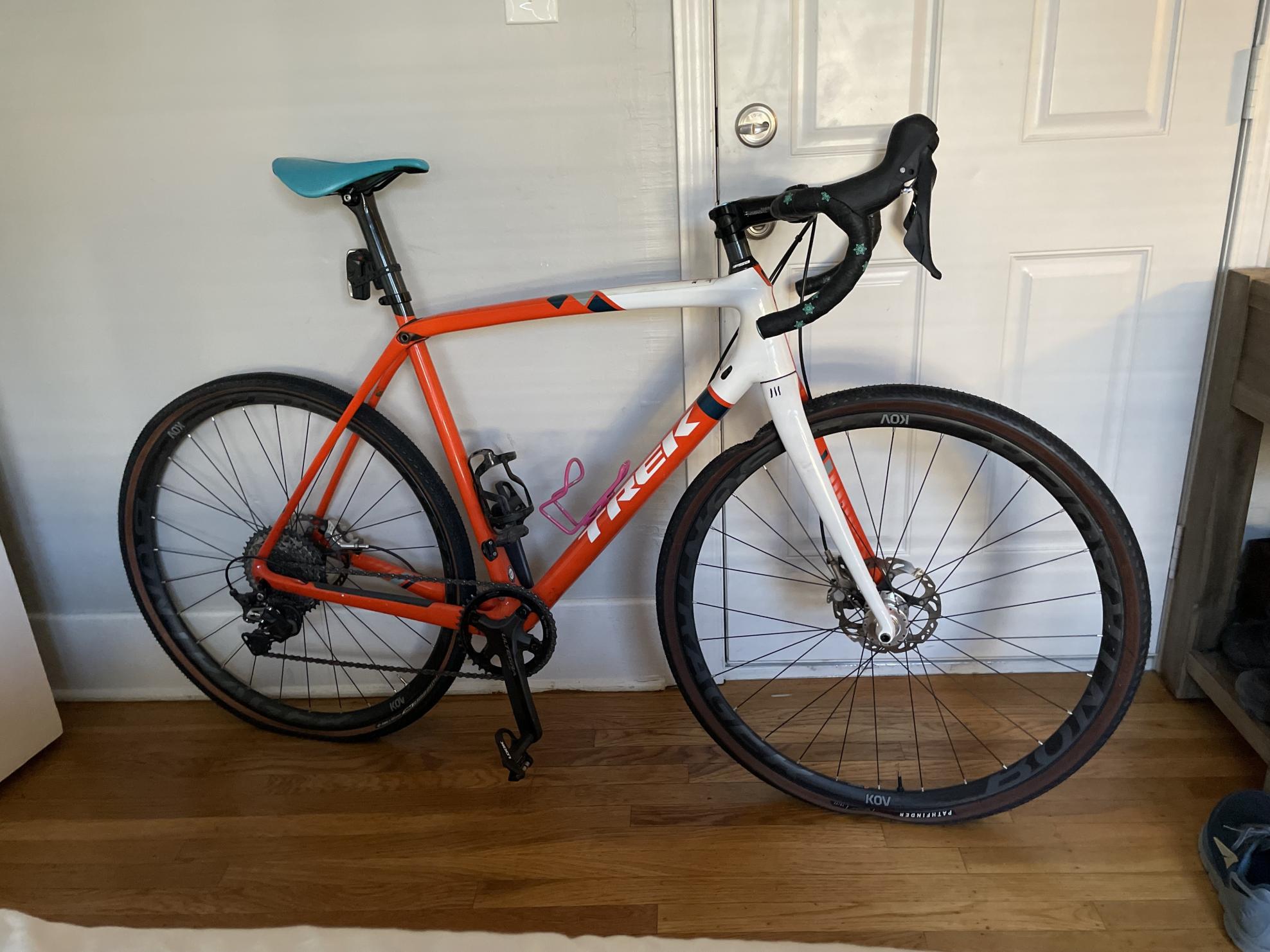 2016 Trek Boone Orange and White