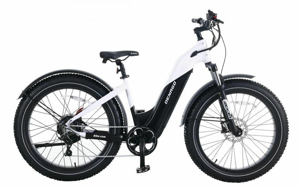 2022 Denago Fat Tire White and Black