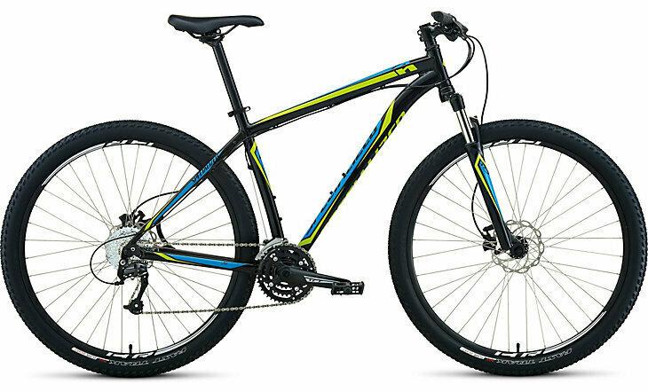 2014 Specialized Hardrock Sport Disc 26 Black, Blue, and Green