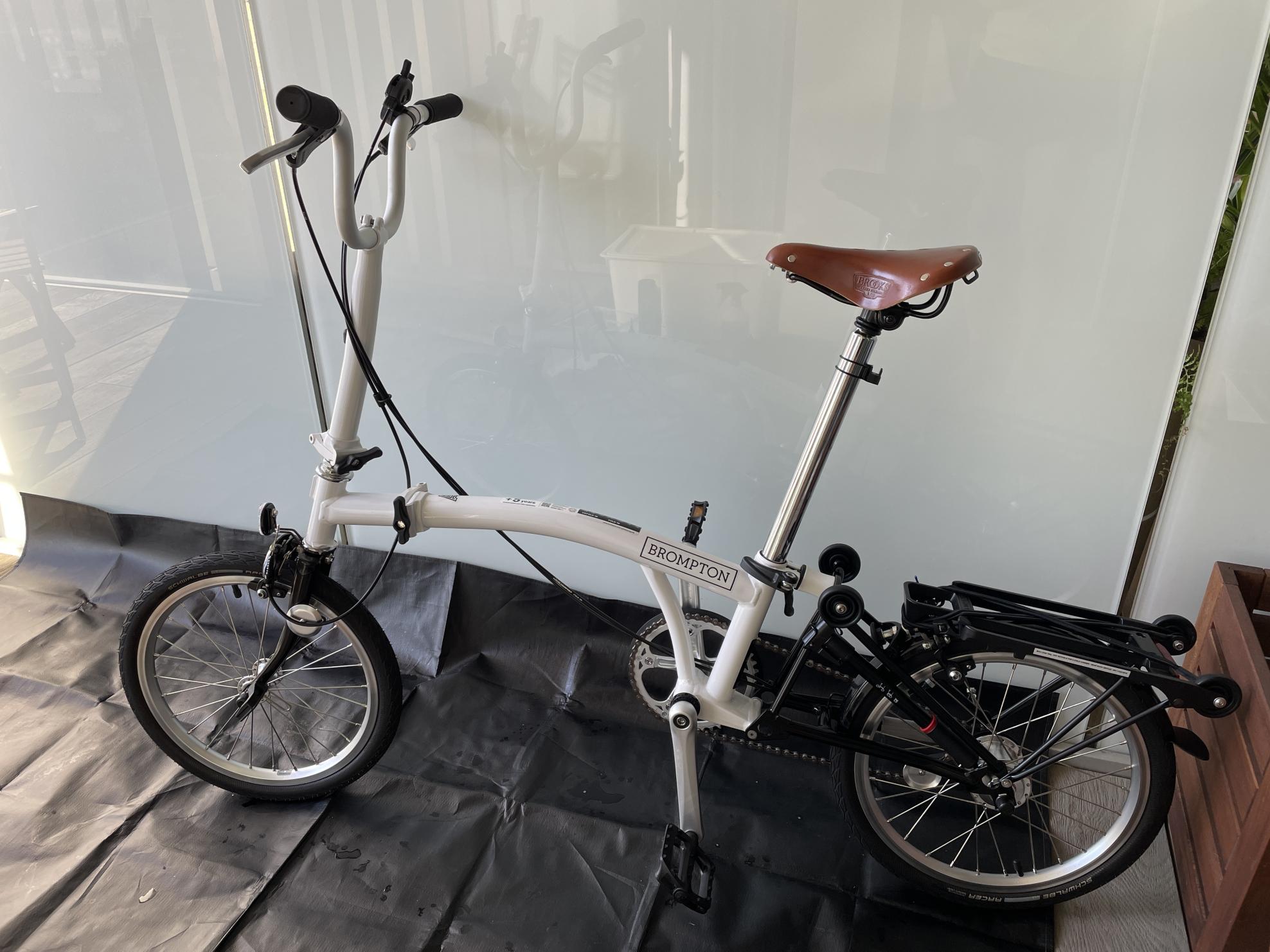 2022 Brompton Bicycle A Line White