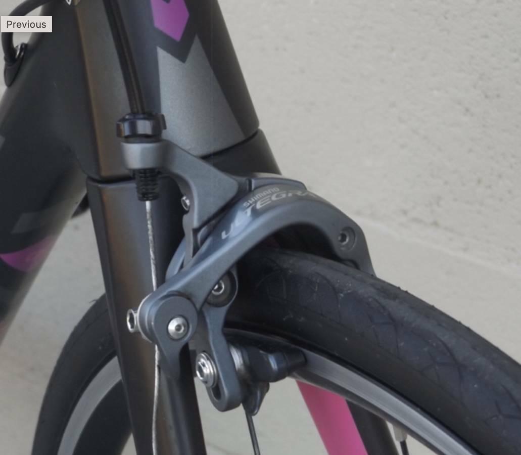 2016 Trek Slique SL Black, Pink, and Silver, gray or bare metal