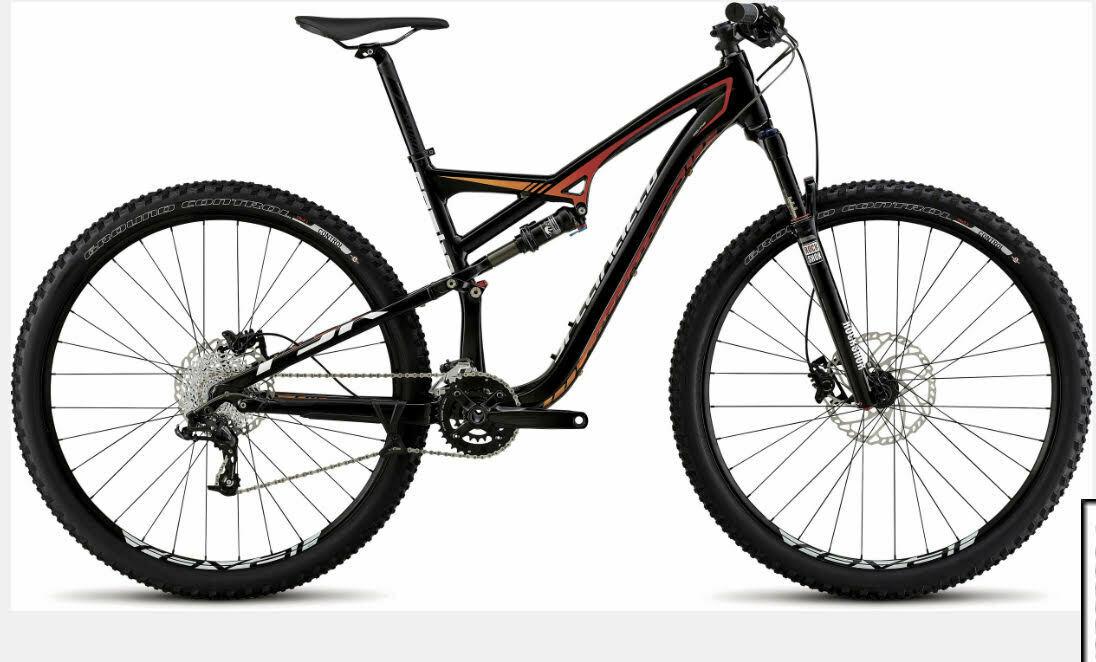 2015 Specialized Camber Comp 29 Black, Red, and Yellow or Gold