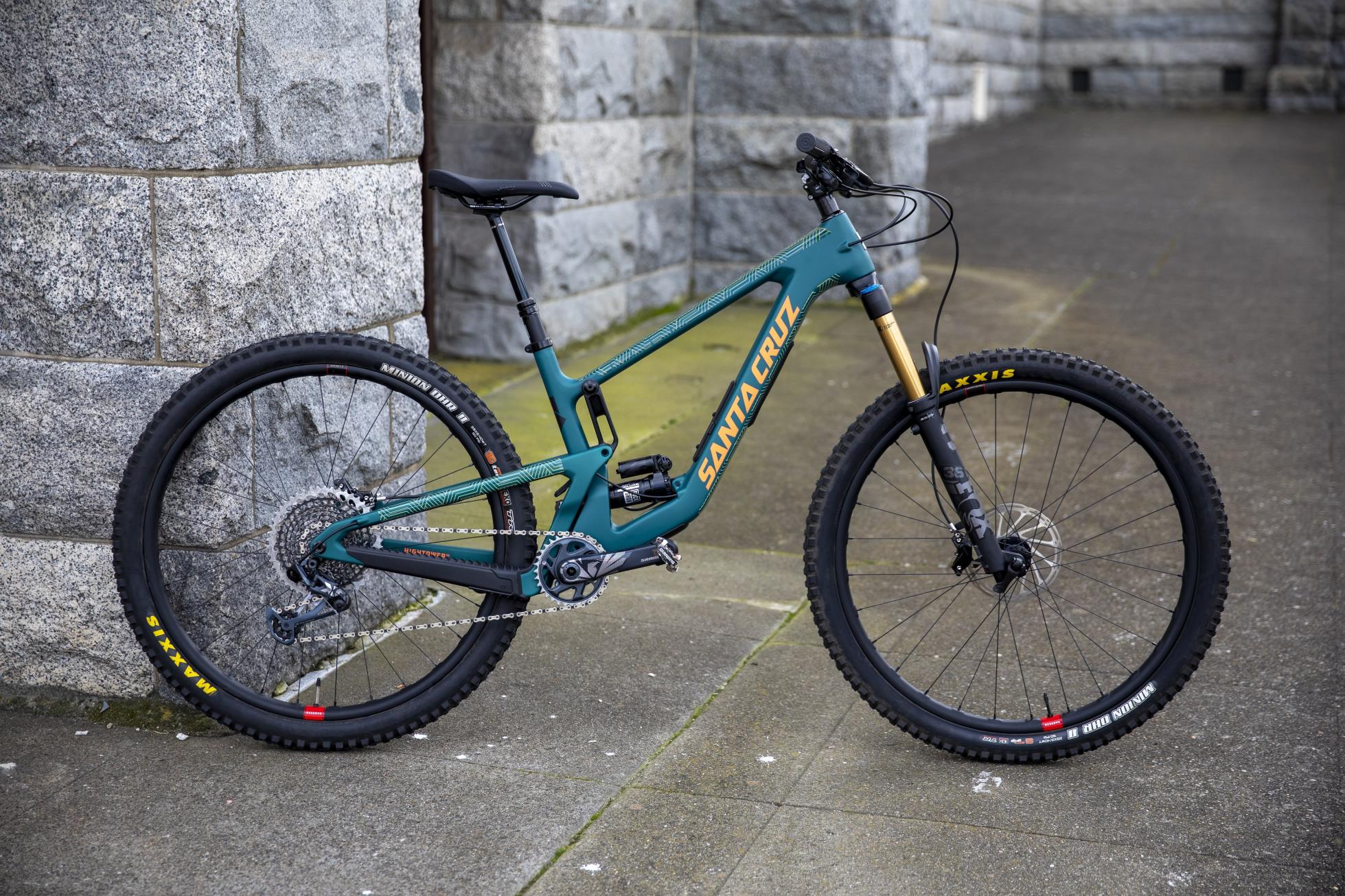 2022 Santa Cruz Hightower Green and Stickers tape or other cover-up