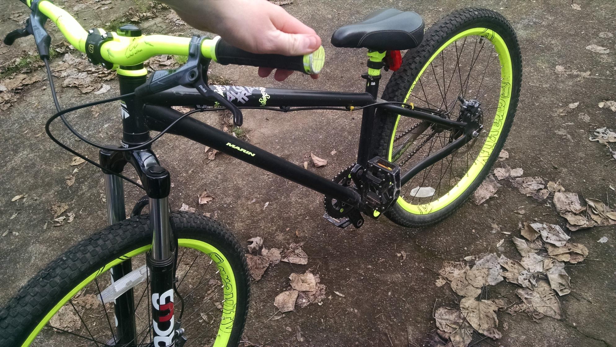 Marin Bikes Alcatraz Black and Yellow or Gold