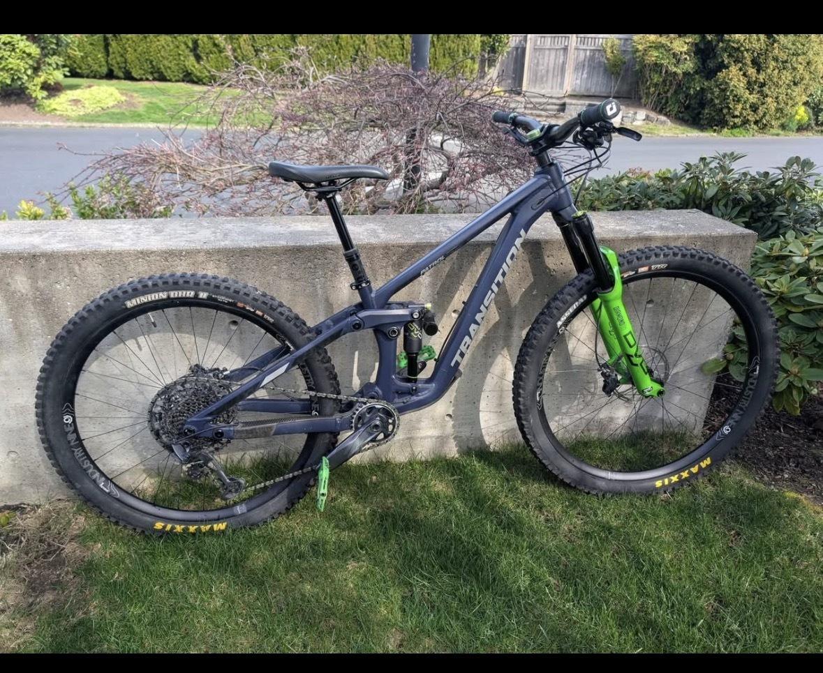 Transition Bikes Patrol Blue and Green