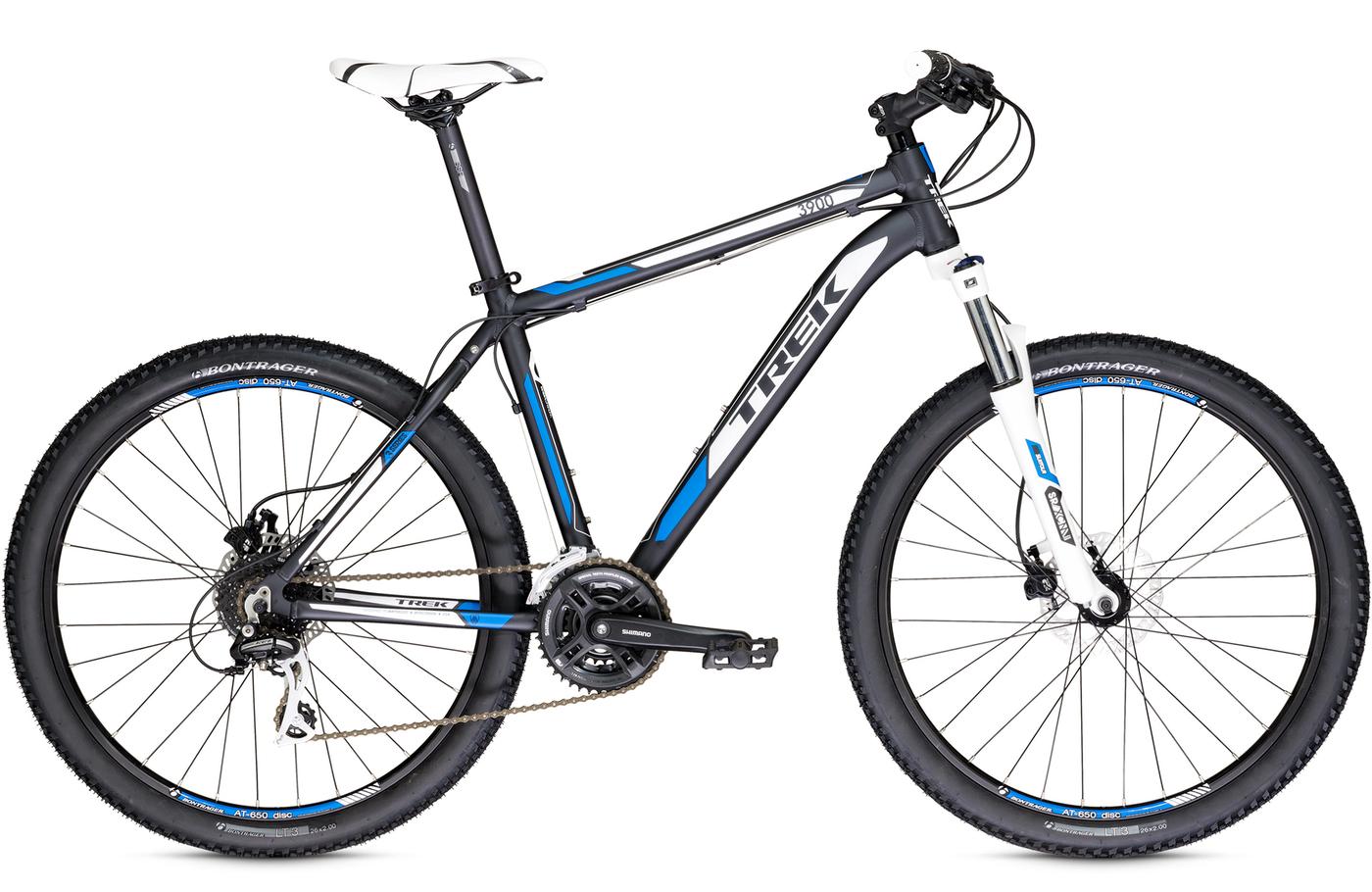 Trek 3900 Black, Blue, and White