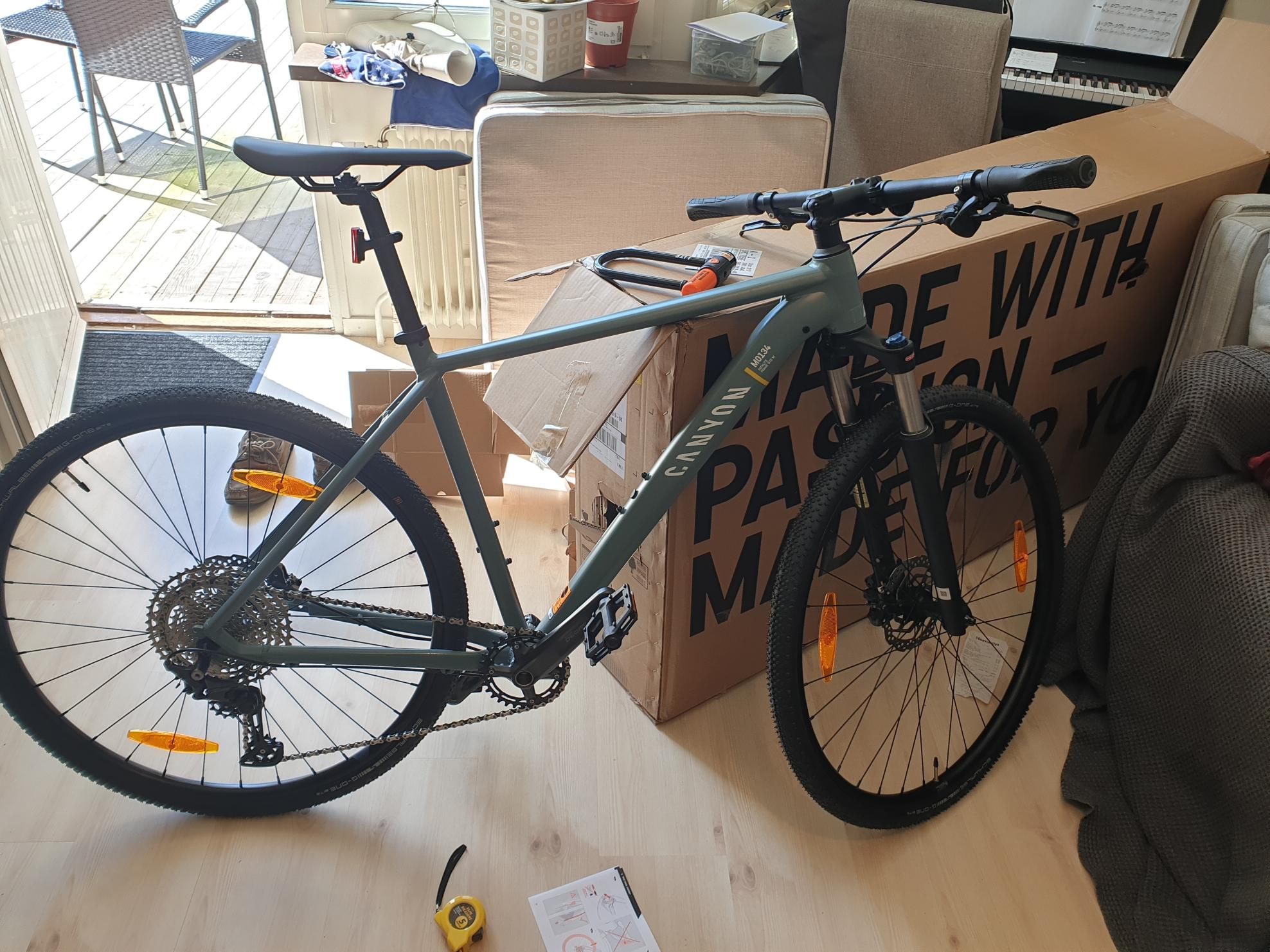 2021 Canyon bicycles Green