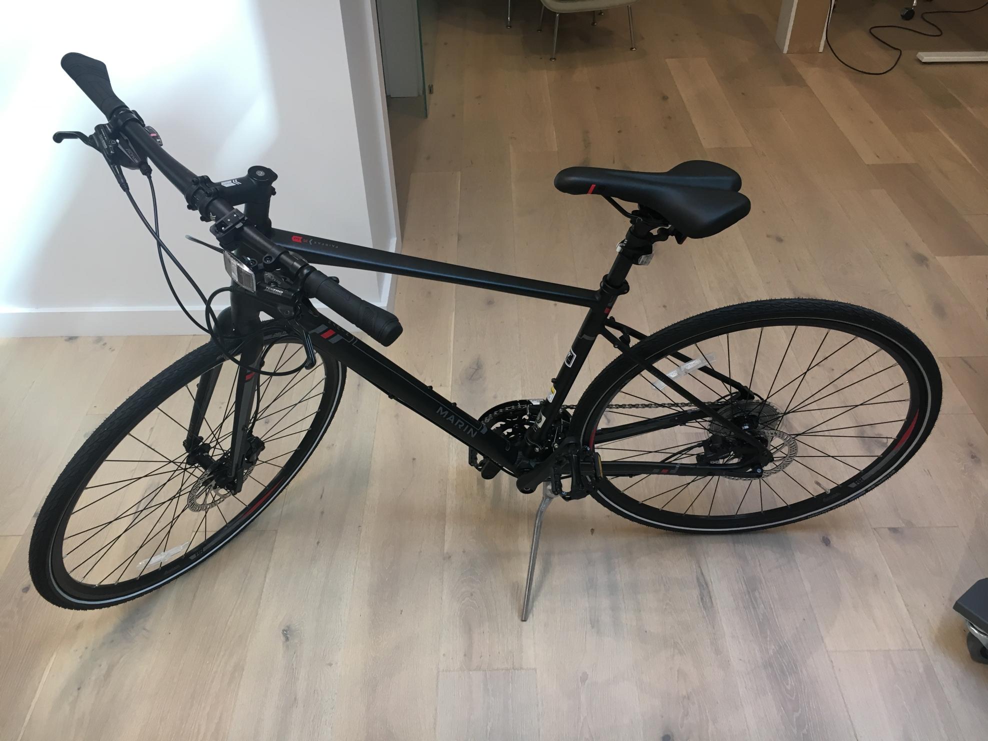 2016 Marin Bikes Fairfax SC3 Black