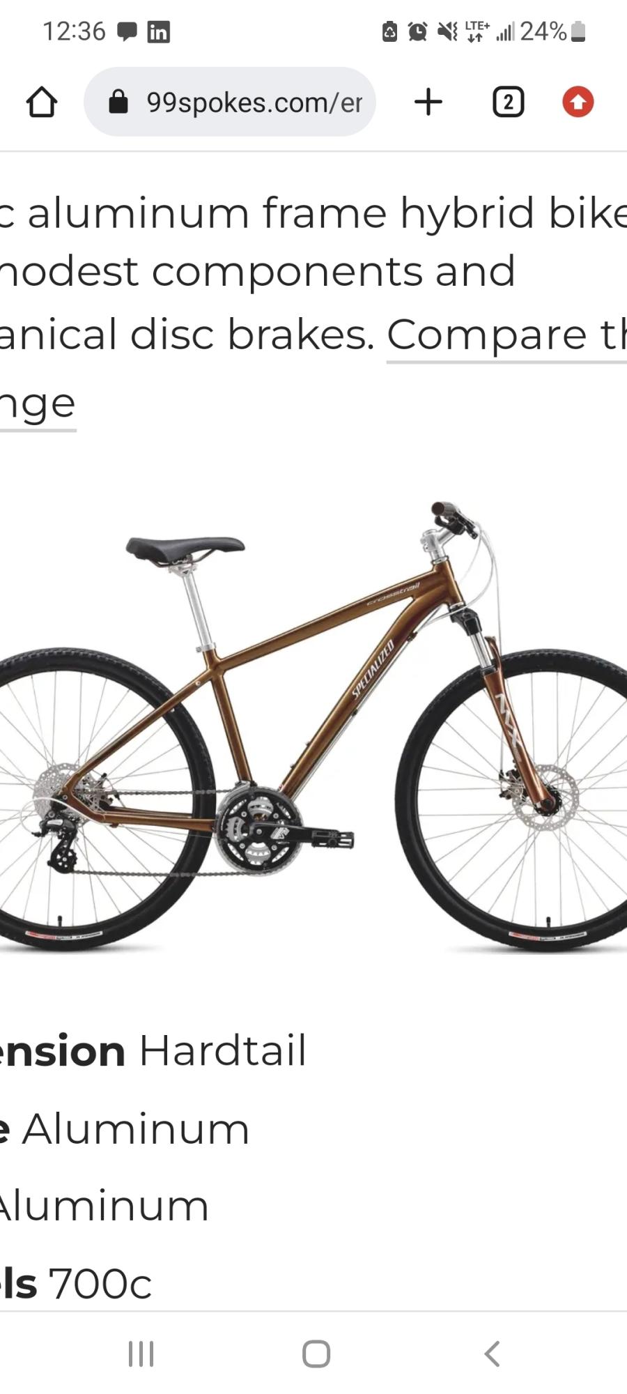 2011 Specialized crosstrail Green and Yellow or Gold