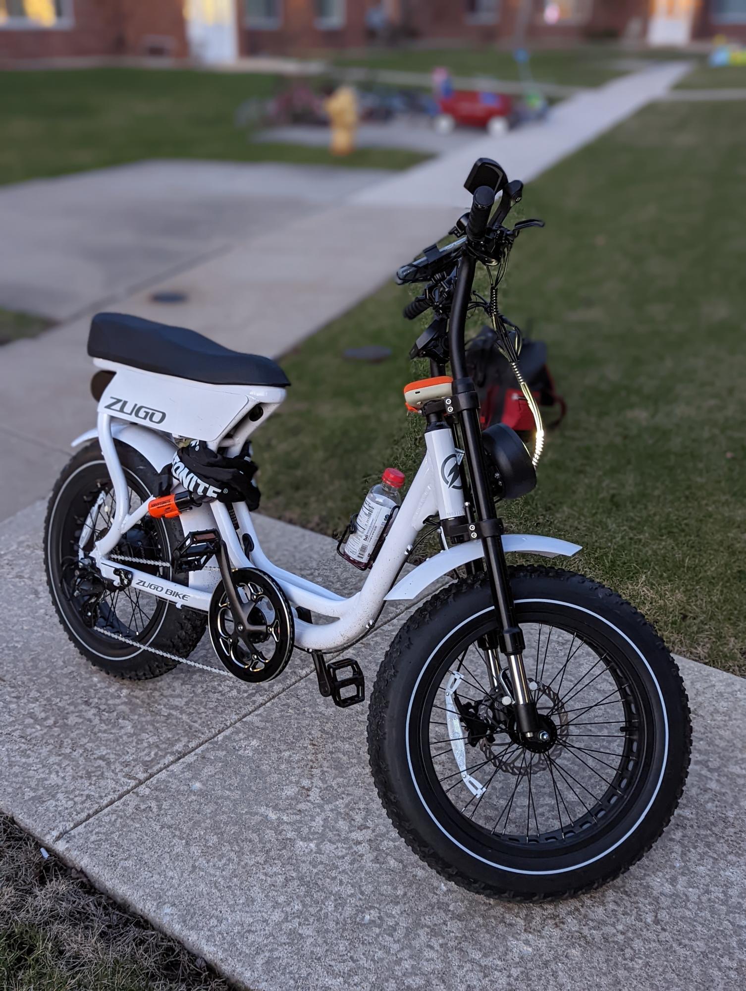 2022 ZUGO Ebikes Zugo Rhino Split Frame White