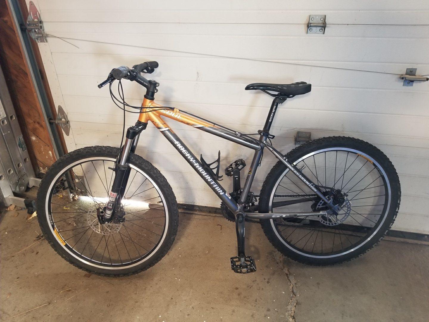 2006 Rocky Mountain Bicycles RMB SOUL 16 Silver, gray or bare metal and Orange