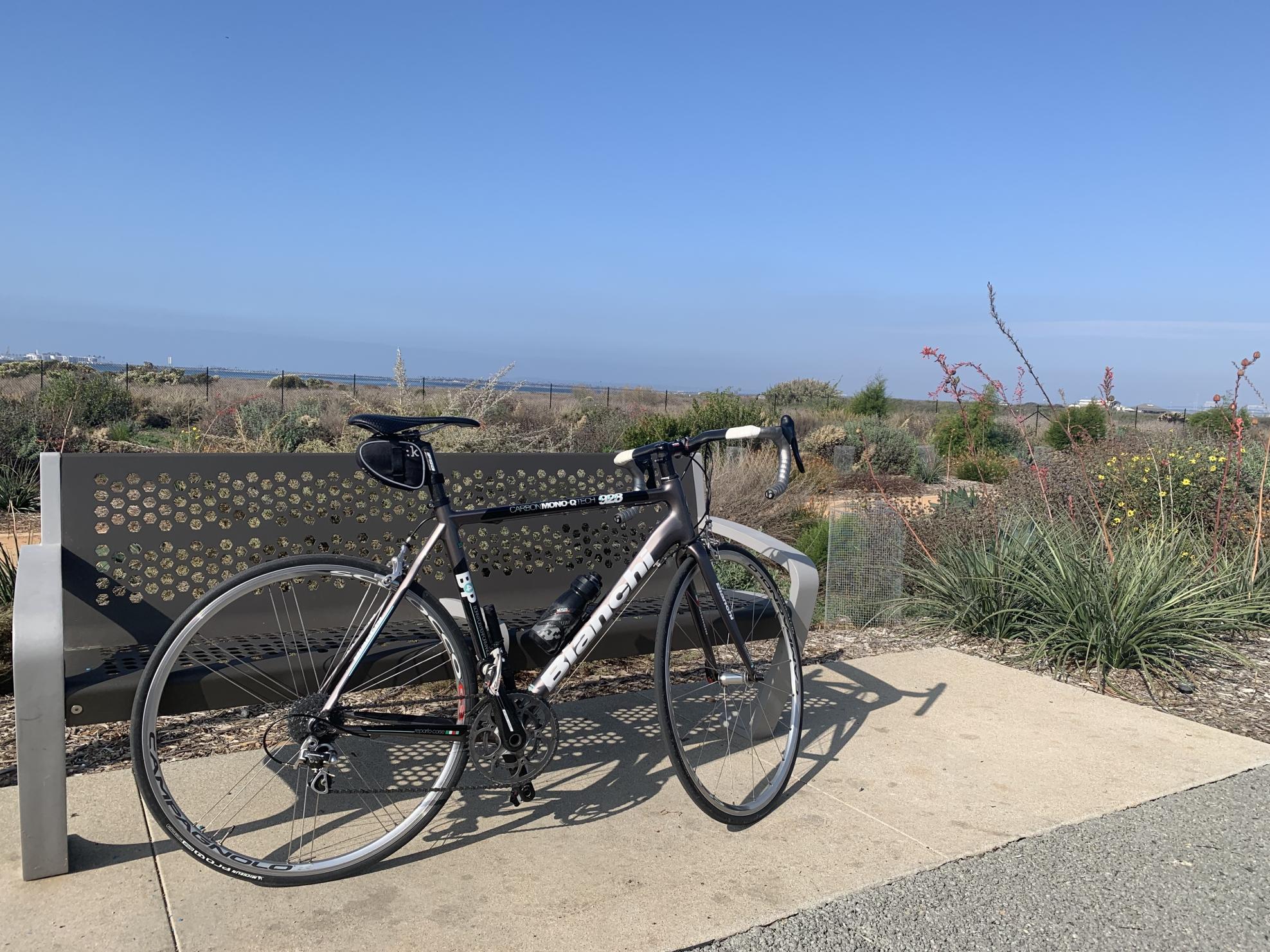 2009 Bianchi B4P mono-q Silver, gray or bare metal