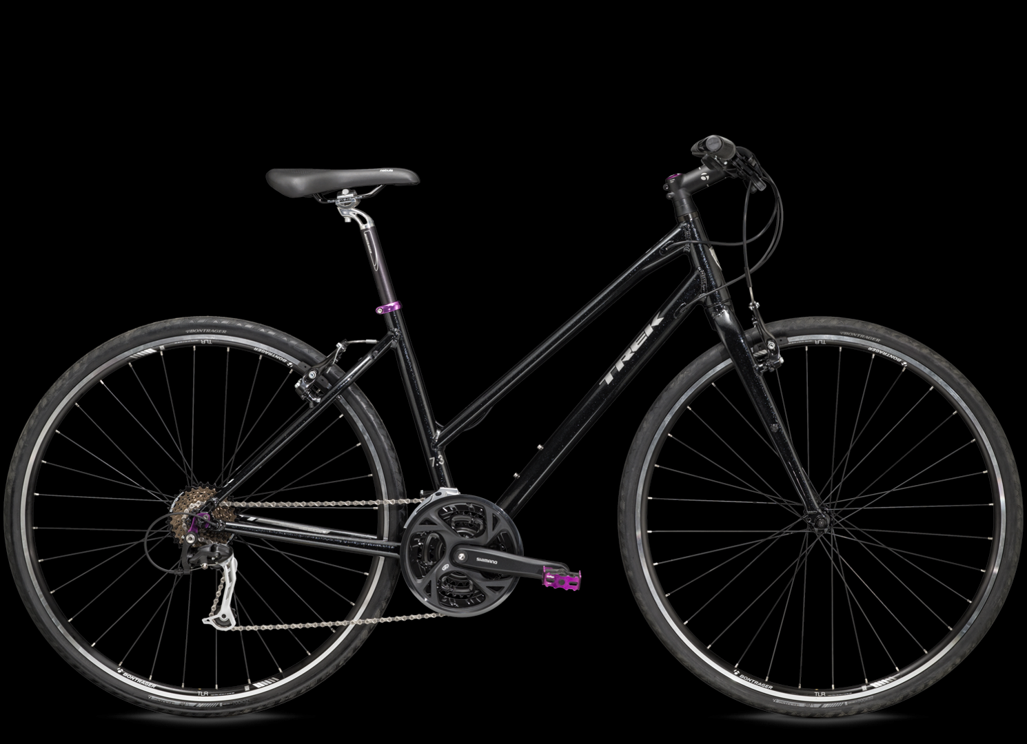 2015 Trek 7.3 FX WSD 15 Seeglass Black Pearl 15 Black