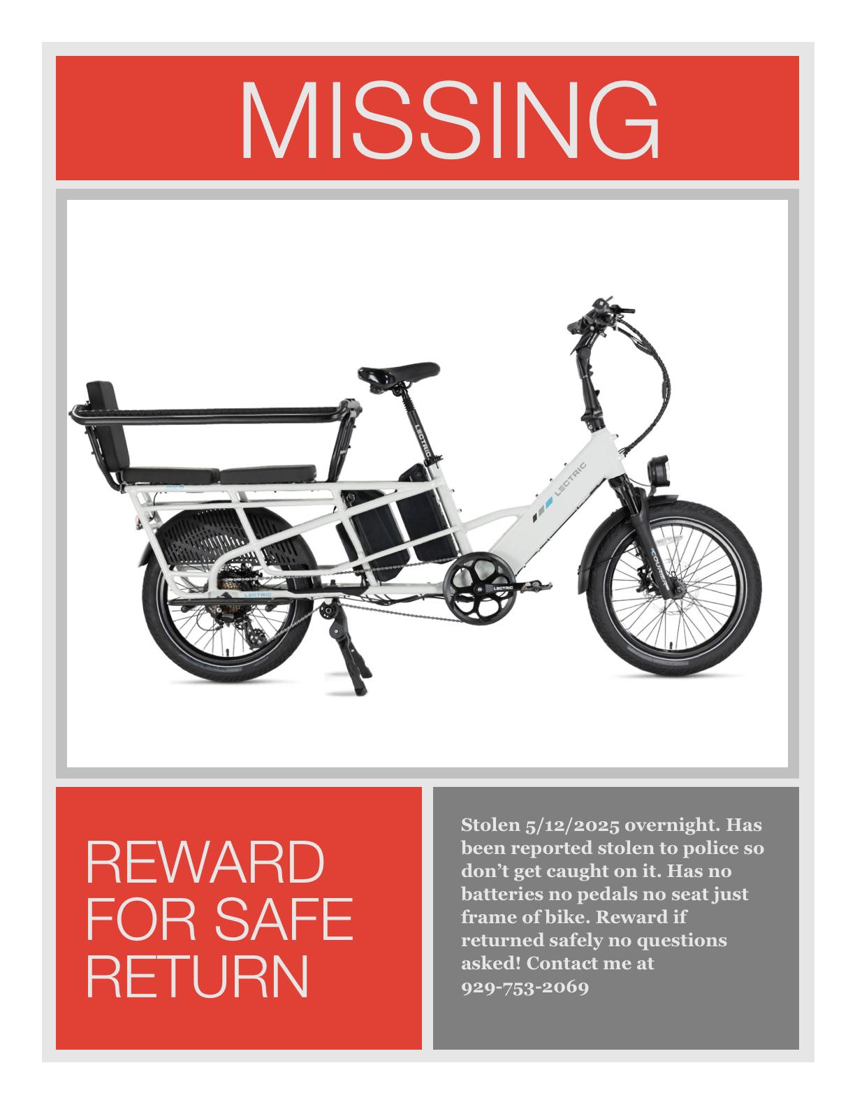 Lectric eBikes Xpedition 2.0 White and Blue