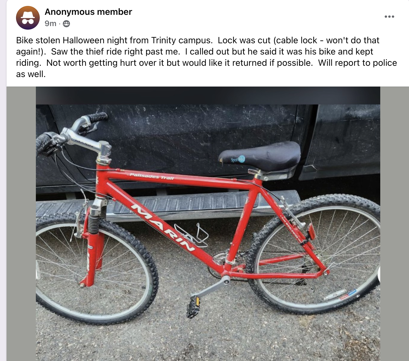 Marin Bikes Palisades Trail Red