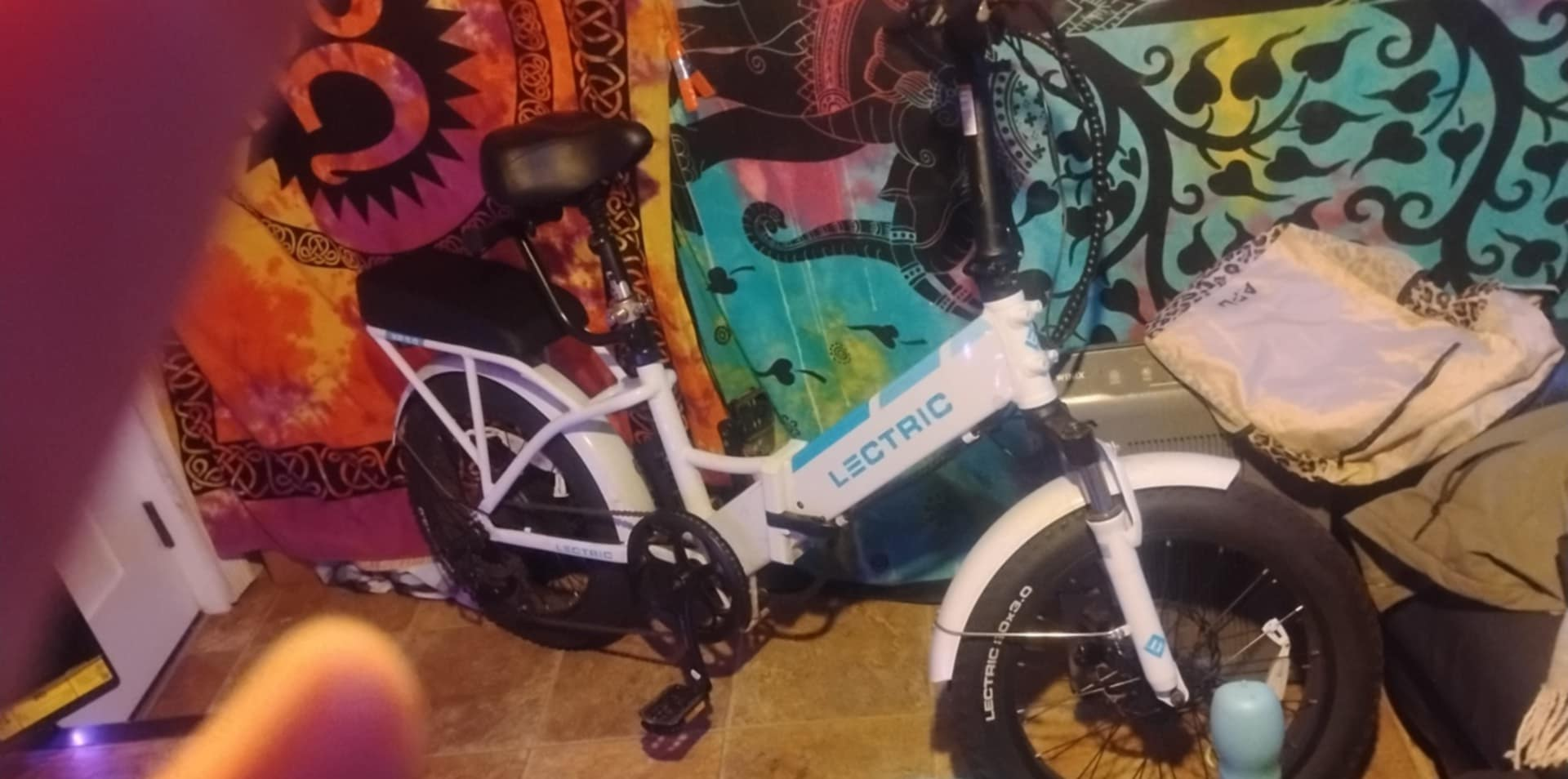 2022 Lectric eBikes Experience White and Blue