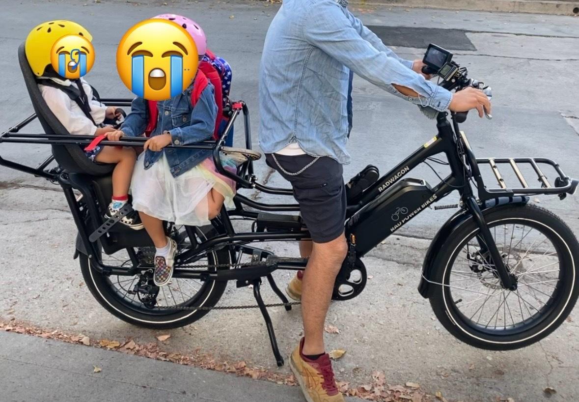 2022 Rad Power Bikes 4 cargo bike rear (e.g. longtail) Black