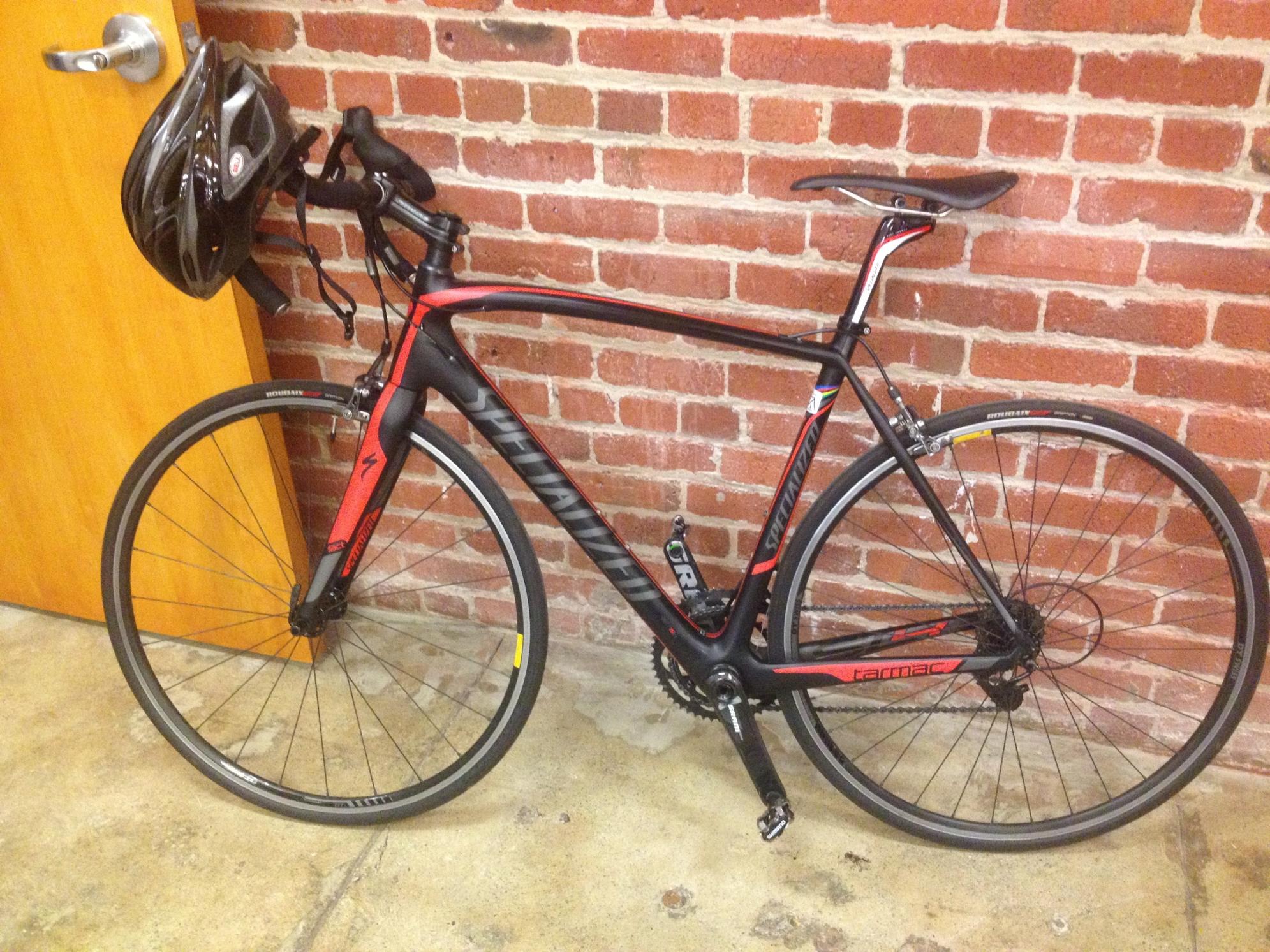 2012 Specialized Tarmac SL4 Pro Mid-Compact Black and Red