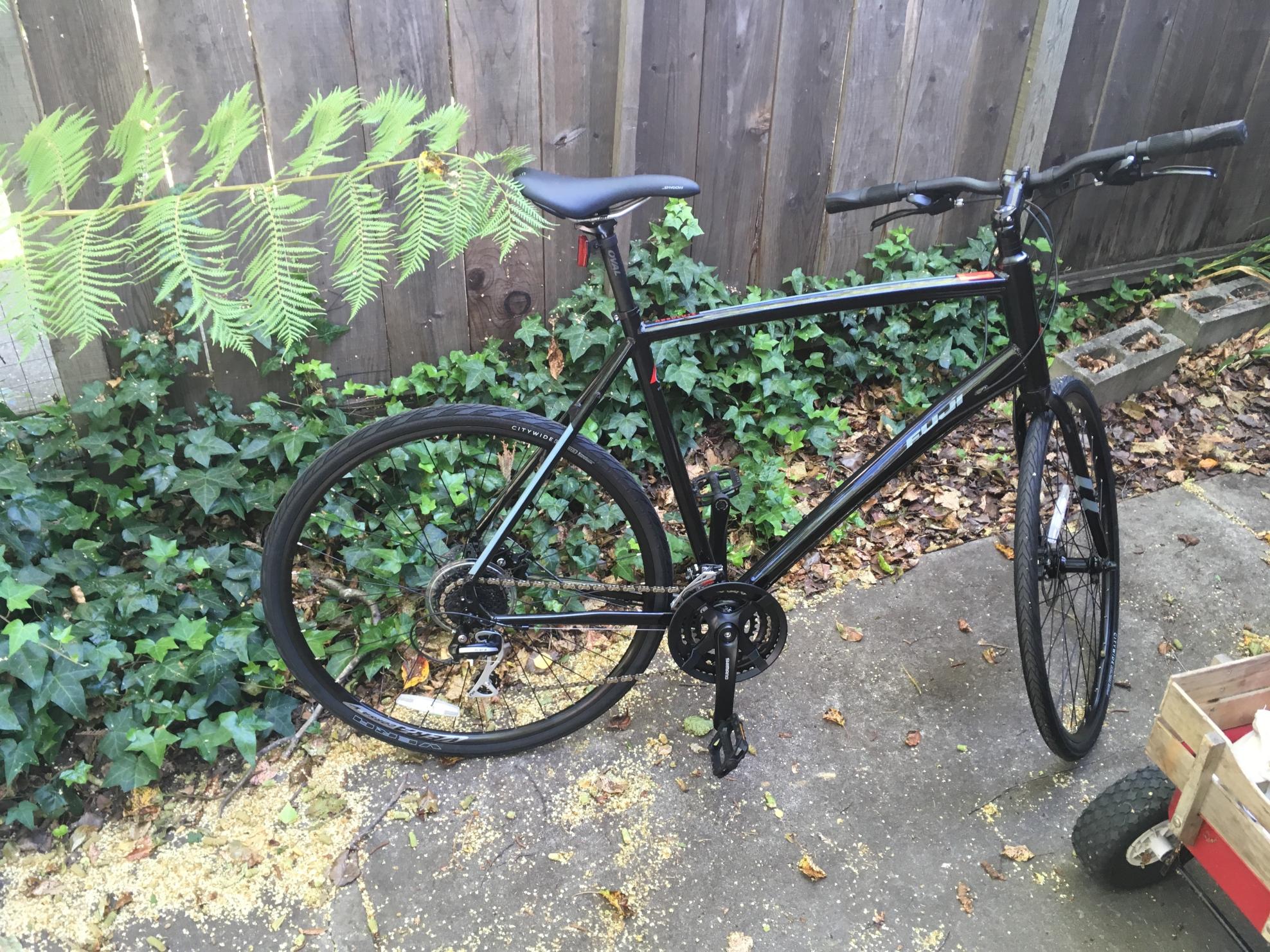 2018 Fuji Absolute 1.9 Disc Flat Bar Road Bike Black