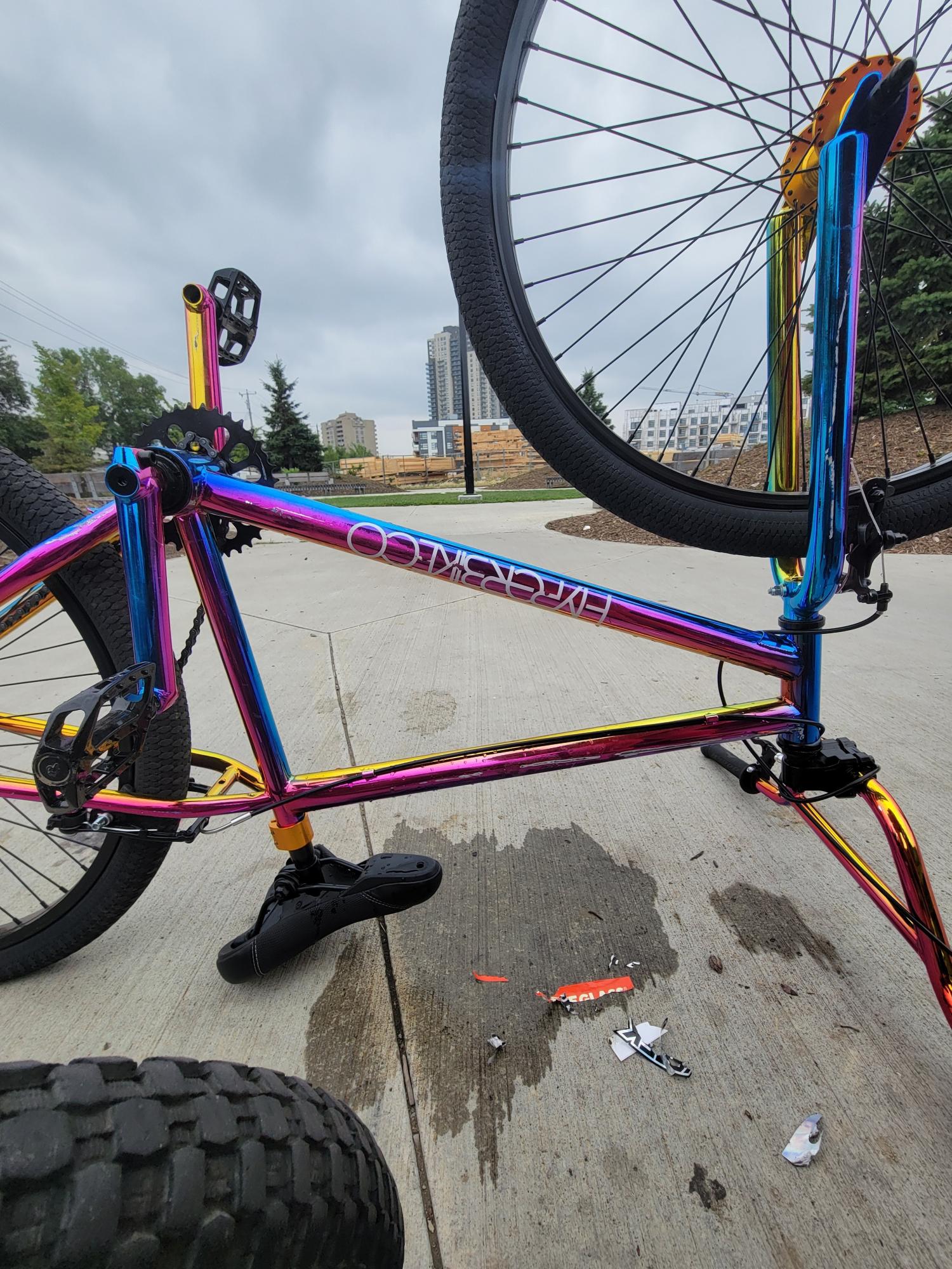 Hyper Snafu Pink, Orange, and Blue