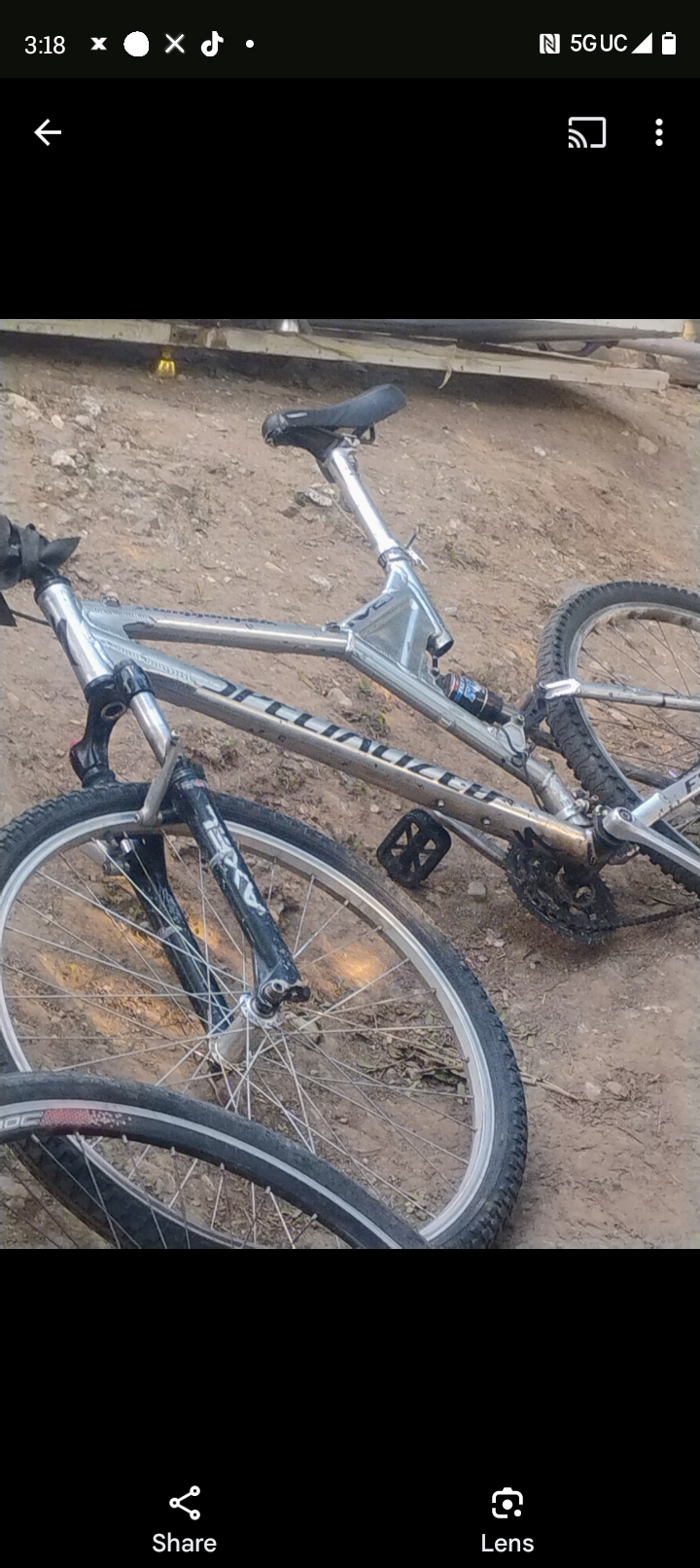 2025 Specialized Specialized StumpJumper FS Silver, gray or bare metal