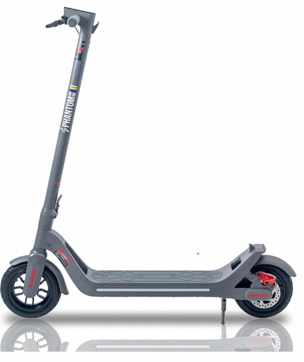 2024 Phantomgogo A8 e-scooter Silver, gray or bare metal