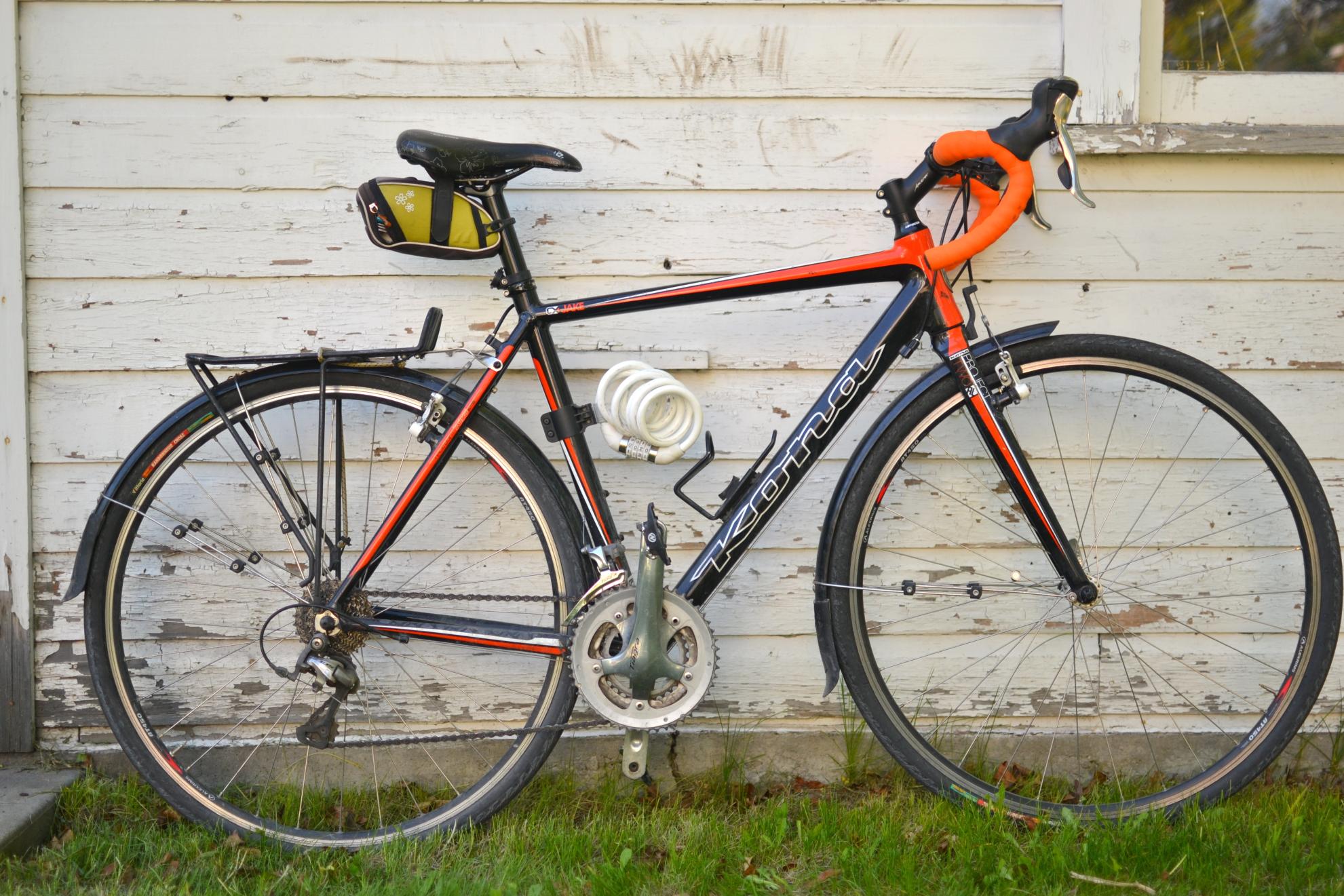 2012 Kona jake Black and Orange