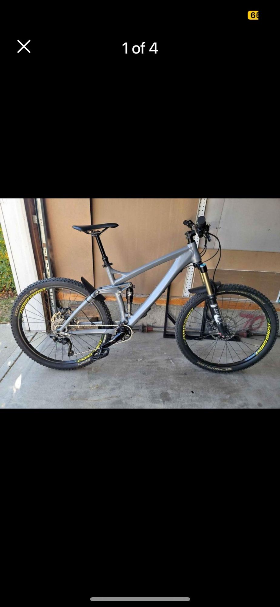 2015 Ghost Cagua 5 Silver, gray or bare metal